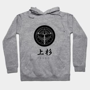 Uesugi Clan kamon with text Hoodie